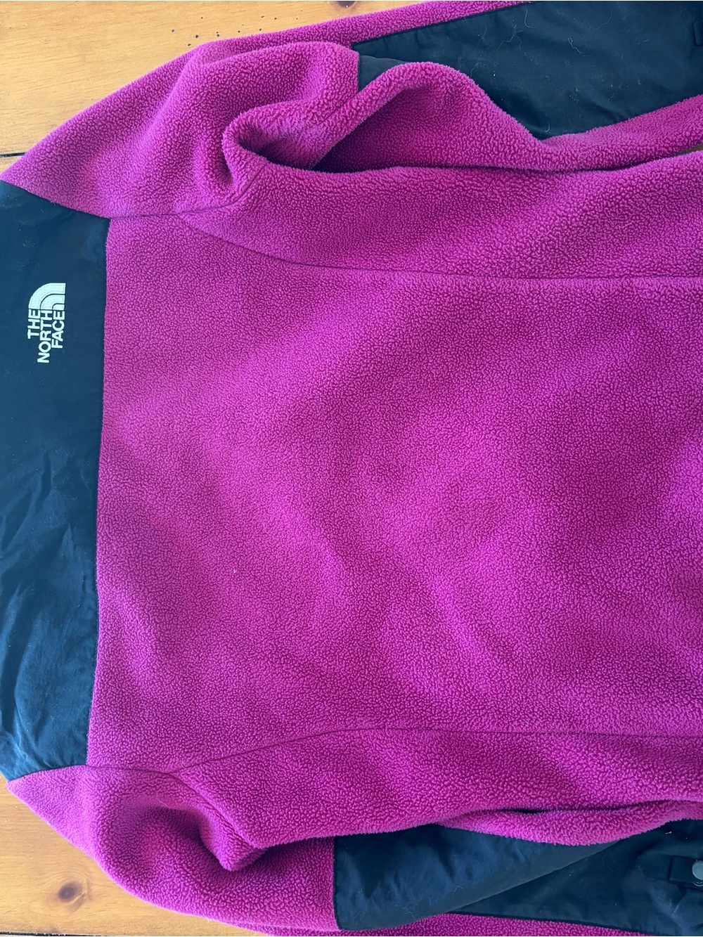 The north face Fleece Jacket Girls M 10-12 Pink and Black Full Zip Jacket - Picture 5 of 5